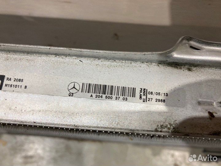 Радиатор двс Mercedes-Benz E-Class W212 278922