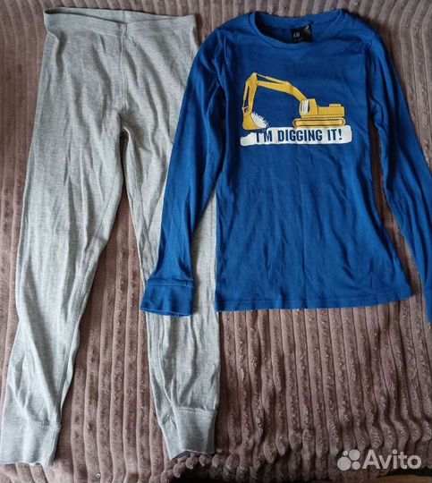 Разные пижамы на рост 134/140 пакетом (5шт)