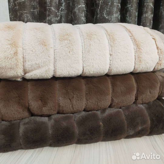 Новый плед Норка (кролик)