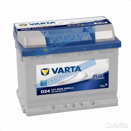 Аккумуляторы Varta 60 Ah от производителя