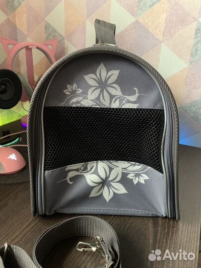 Сумка-переноска Dogman серая