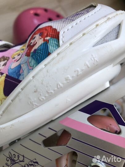 Ролики детские для девочек 31-36 reachion disney