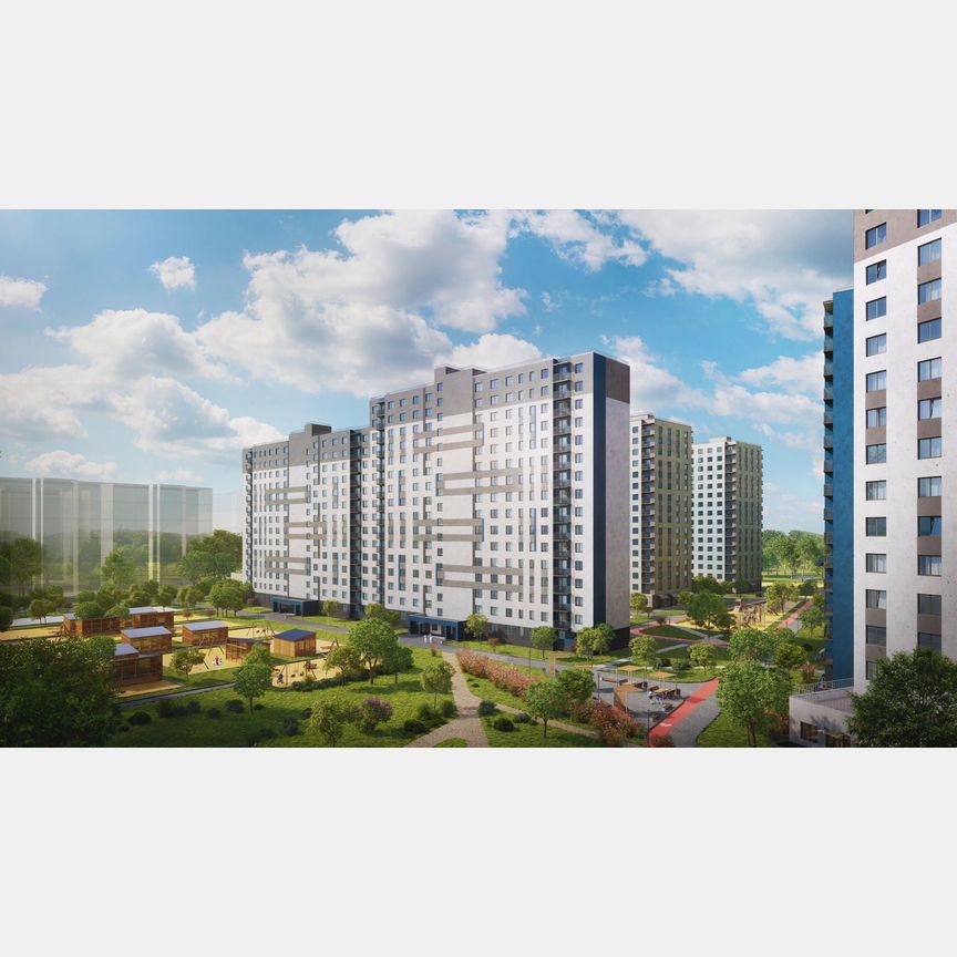 2-к. квартира, 51,5 м², 11/16 эт.