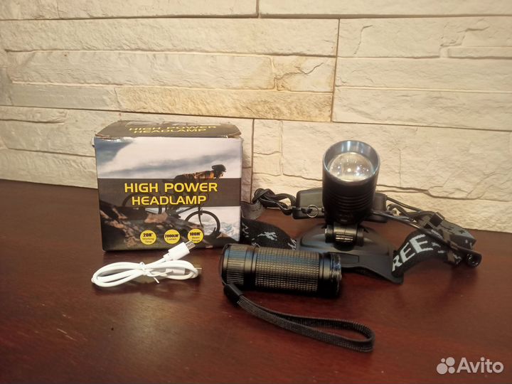 Налобный фонарь 2 в 1