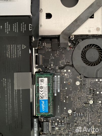 MacBook pro 13 mid 2012 на запчасти, нерабочий