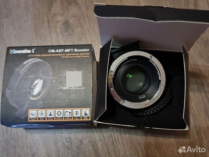 Адаптер-переходник CM-AEF-MFT booster Canon EF