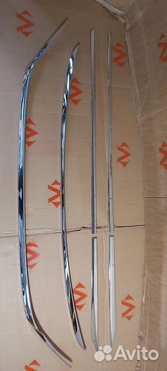 Накладки на кузов (хром) Nissan Qashqai J11 с 2019