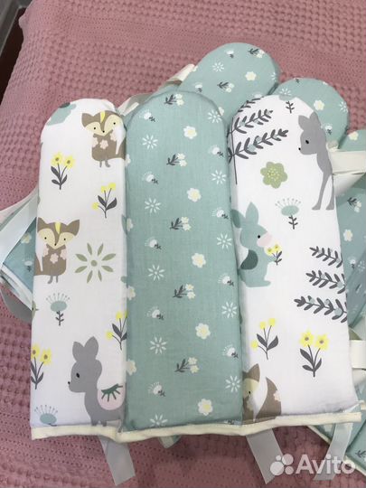 Бортики в детскую кроватку новые