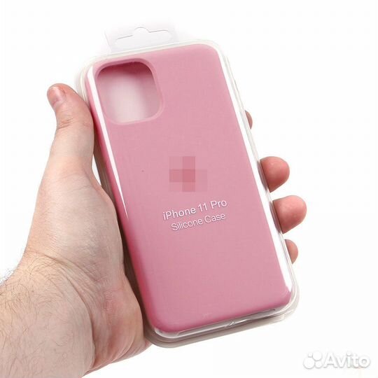 Чехол-накладка для iPhone 11 Pro silicone case 007001 розовый