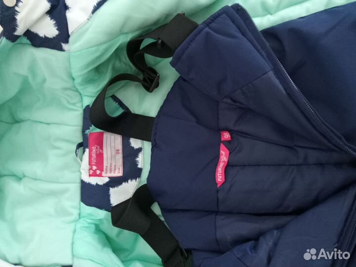 Зимний костюм для девочки 98