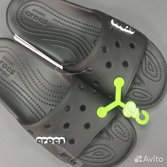 Шлепанцы мужские crocs новые