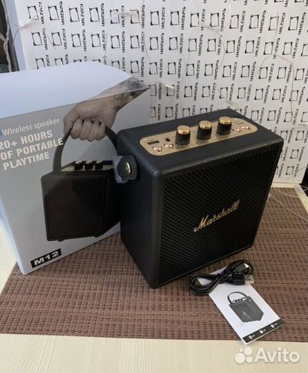 Блютуз колонка мощная marshall