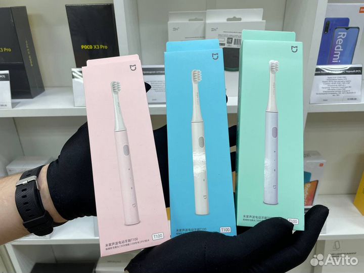 Топ ультразвуковая зубная щетка Xiaomi Mijia T100