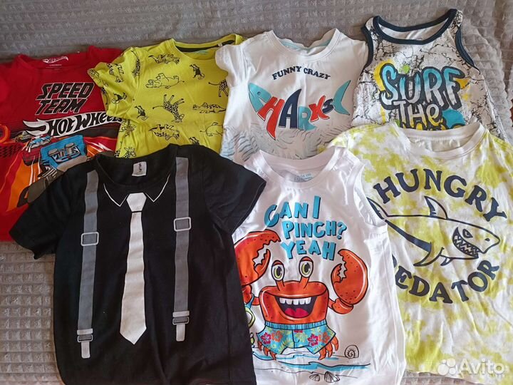 Вещи пакетом на мальчика от 116 до 128