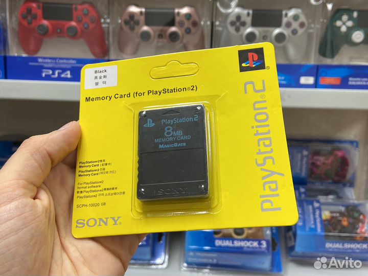 Карта памяти Memory Card для PS2 + Free MC Boot