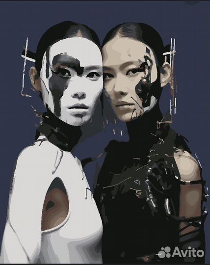 Картина по номерам на холсте с подрамником 40/50см