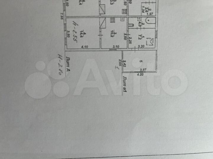 Дом 35,5 м² на участке 3,8 сот.