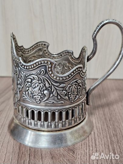 Подстаканник Космос. Кольчугинский завод. редкий