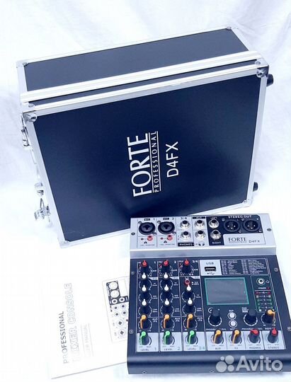 Forte Professional D4FX Микшерный пульт Bluetooth