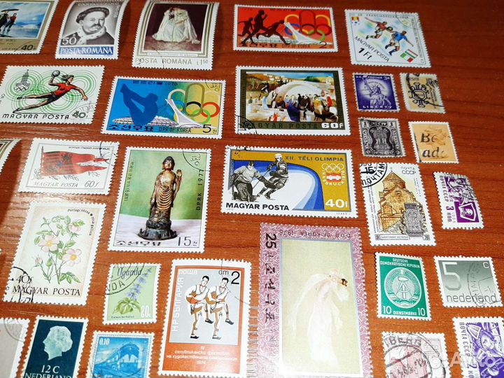 Набор марок DeAgostini Почтовые марки мира 102 шт