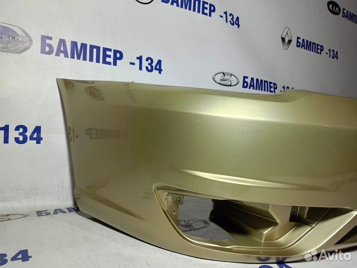 Бампер передний daewoo nexia n150 бежевый металлик