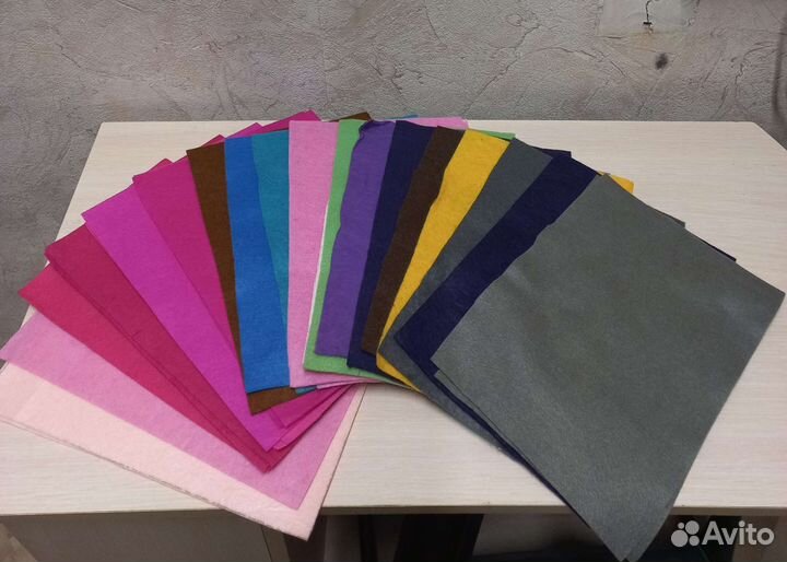 Фетр А4, мулине, полимерная глина, фоамиран