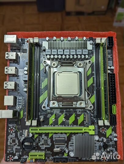 Комплект LGA2011 + e5 2670v2 +16гб