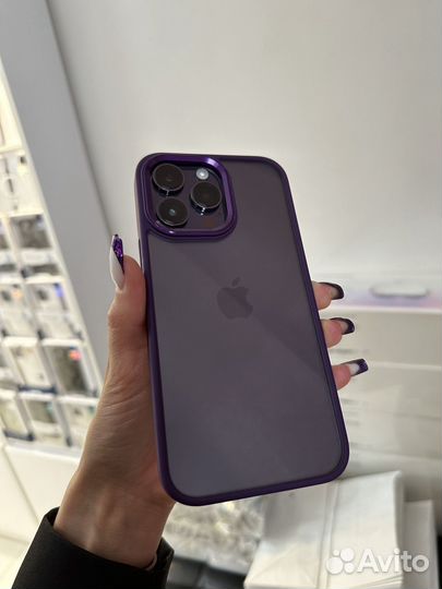Чехол для iPhone 14 pro max deep purple