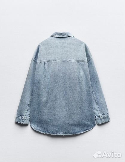 Zara жакет из денима в наличии