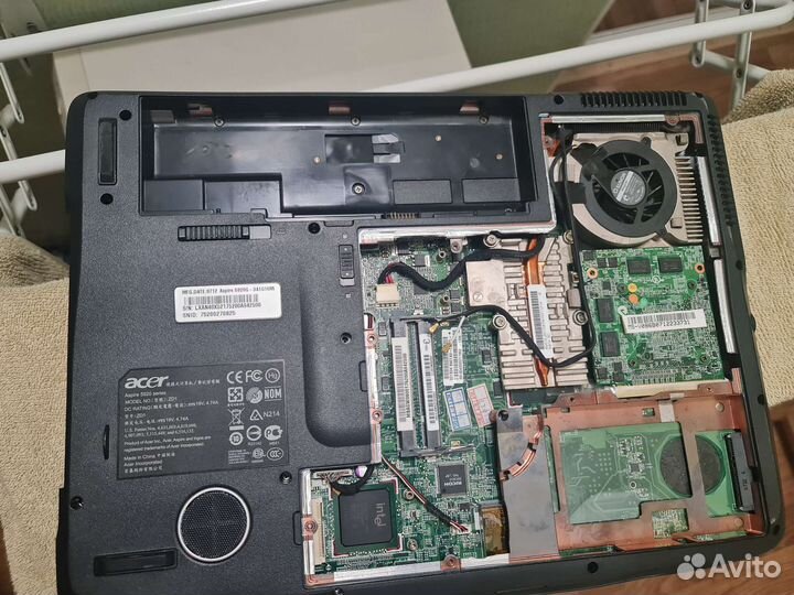 На запчасти ноут acer 5920g