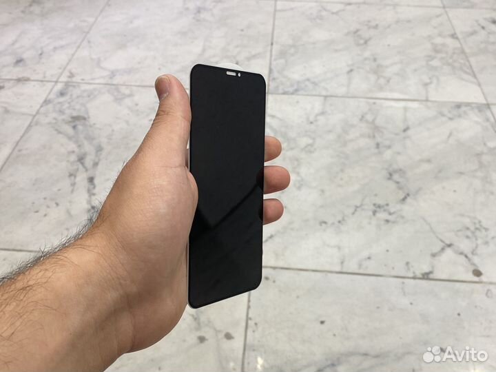 Стекло Антишпион на iPhone 11 про макс