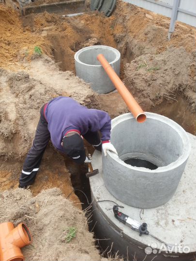 Услуги мини-экскаватора траншеи,фундаменты,септики