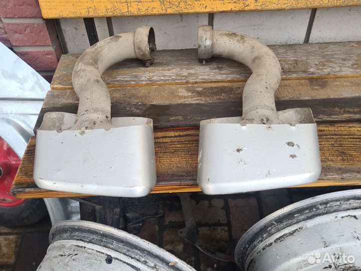 Порше Каен 2011-14 г насадки для выпуска