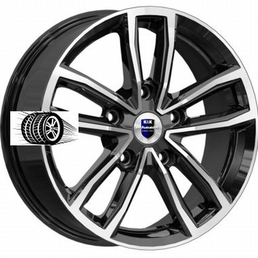 Литые диски K&K 6.5×R17 5×139.7