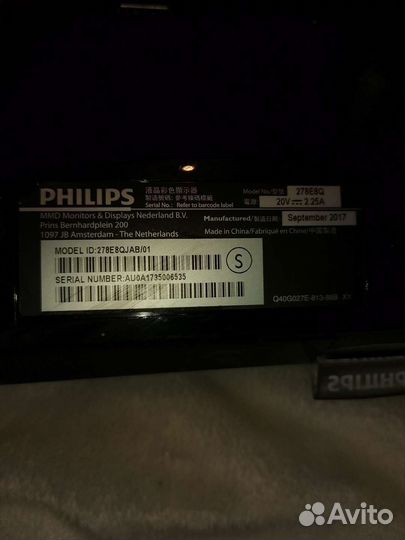 Монитор Philips 278E