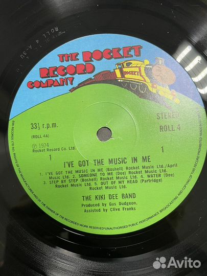 The kiki dee band I've got the music in me винил