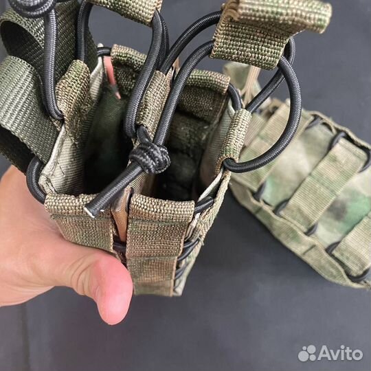 Подсумок под 2 ак Штурмовой открытый мох