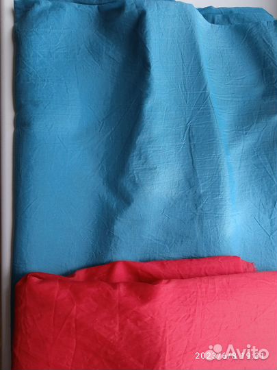 Отрез ткани (парча, хлопок, костюмные, шелк)