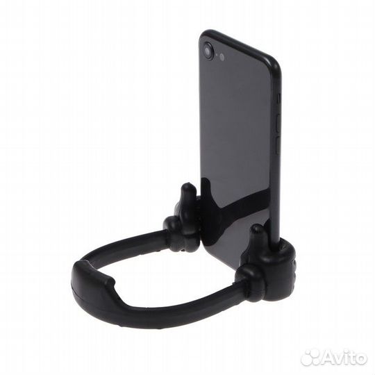 Подставка для телефона в форме рук (черная)