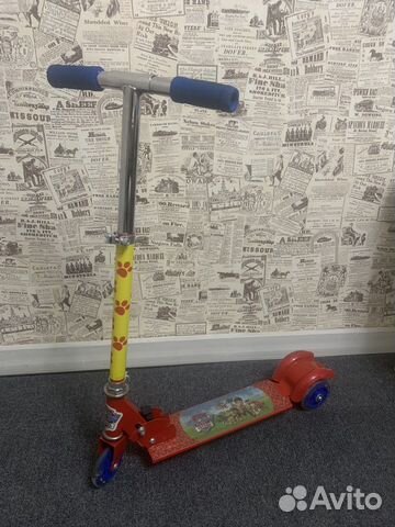 Самокат детский трехколесный бу