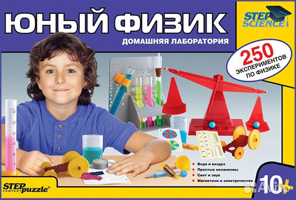 Подарок детям ребенку развивающая игра Юный физик
