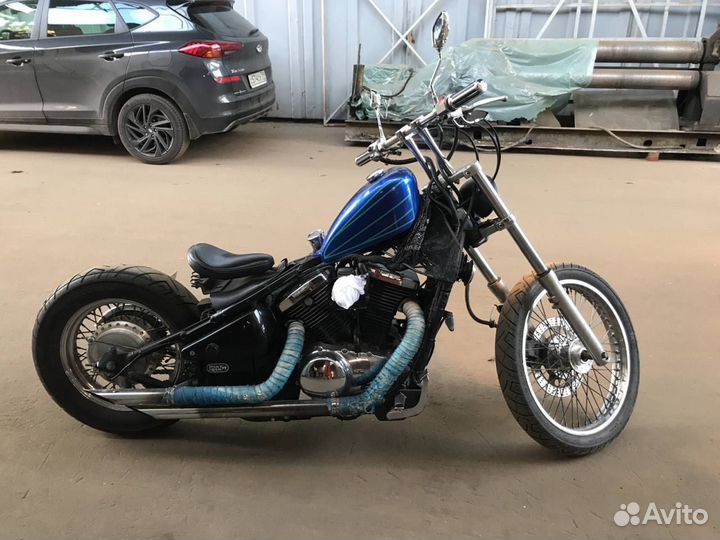Custom Kawasaki VN400 bobber на учёте