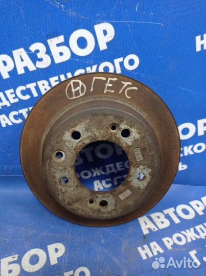 Задний тормозной диск Hyundai Getz хэтчбек G4EE