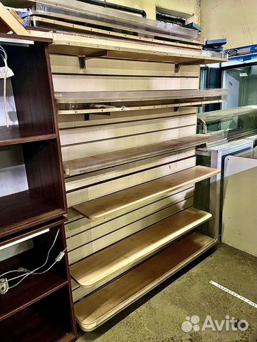 Стеллаж торговый островной