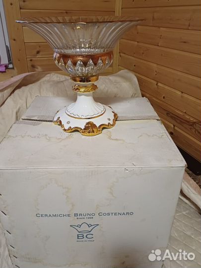 Фруктовая ваза.Ceramiche Bruno Costenaro