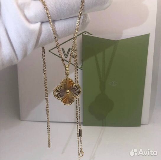 Золотое колье Van Cleef 21 гр
