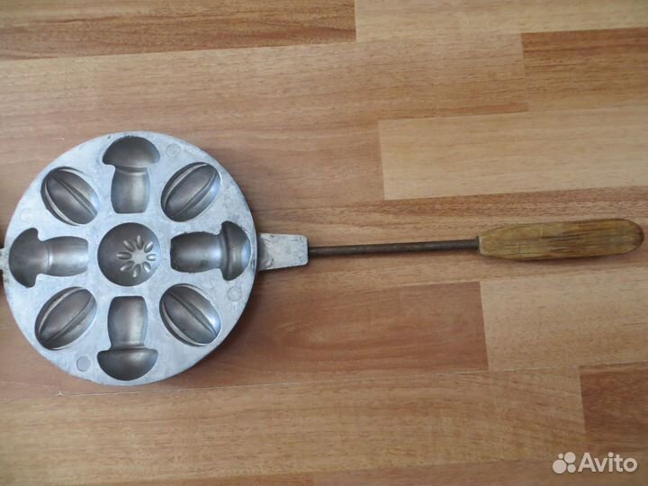 Форма для выпечки СССР орешки грибочки
