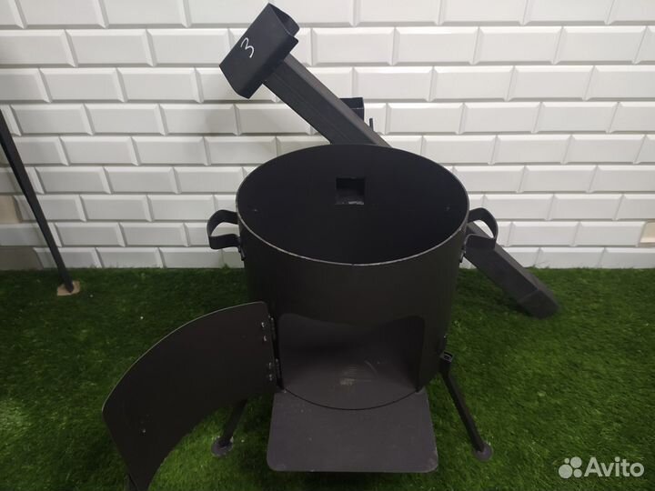 Чугунный казан узбекский 16л + печь