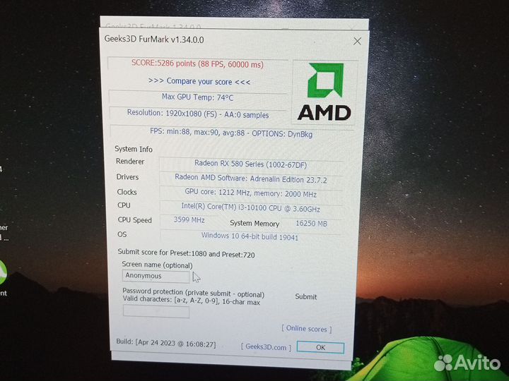 Sapphire rx 580 Pulse 8gb gddr5