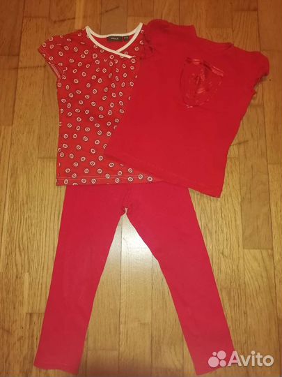 Вещи пакетом на девочку 104 110